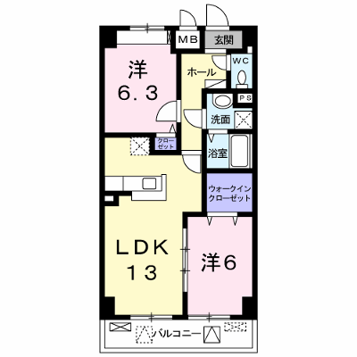 あかやま参番館 202【管理NO：1-023430401-02020】 ★家具家電は申し込み後に搬入します★ ★2026年09月中旬入居可能★の外観画像