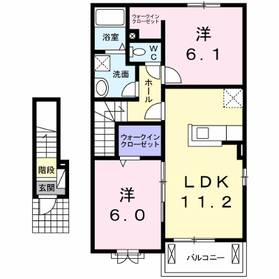 ピアチェーレ２ 204【管理NO：1-021032801-02040】 ★家具家電は申し込み後に搬入します★ ★2026年09月上旬入居可能★の外観画像