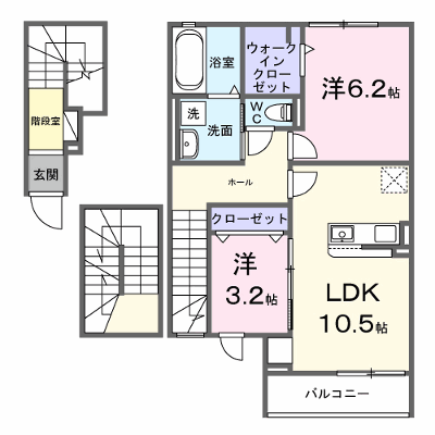 エターナルアルバ 304【管理NO：1-028302501-03040】 ★家具家電は申し込み後に搬入します★ ★2026年12月下旬入居可能★の外観画像