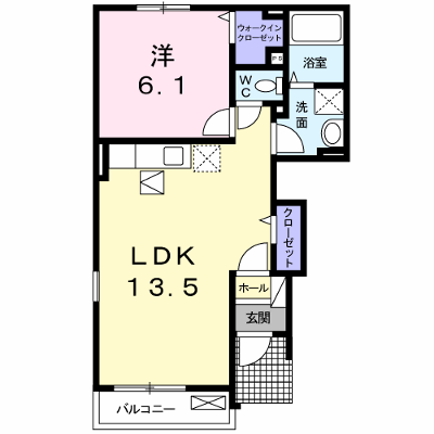アクエリアス　Ⅰ 101【管理NO：1-016265101-01010】 ★家具家電は申し込み後に搬入します★の外観画像