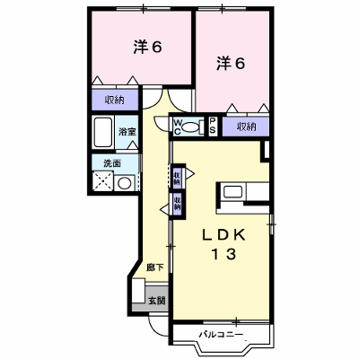 西小路ハイツⅢ 104【管理NO：1-011450001-01040】 ★家具家電は申し込み後に搬入します★ ★2026年11月上旬入居可能★の外観画像