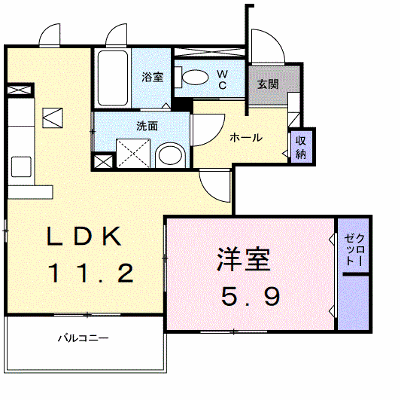 さくらヒルズ霞台　弐番館 102【管理NO：1-014340302-01020】 ★家具家電は申し込み後に搬入します★ ★2026年09月上旬入居可能★の外観画像