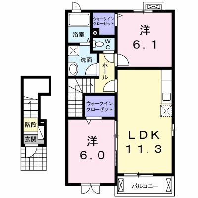 マーヴェラス・ヴィラＡ 203【管理NO：1-017090701-02030】 ★家具家電は申し込み後に搬入します★ ★2026年09月中旬入居可能★の外観画像