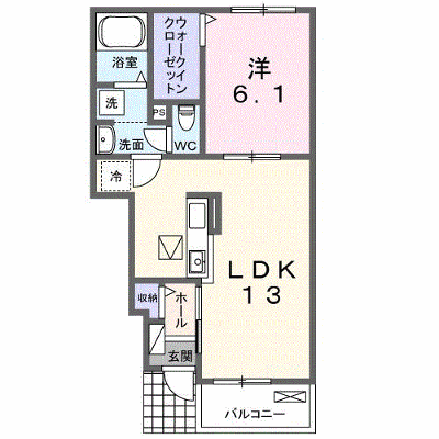 ラ　テール　ミー 104【管理NO：1-023412001-01040】 ★家具家電は申し込み後に搬入します★ ★2026年09月上旬入居可能★の外観画像