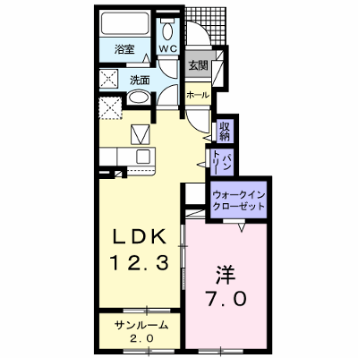 プランドールⅡ 102【管理NO：1-025590602-01020】 ★家具家電は申し込み後に搬入します★ ★2026年10月上旬入居可能★の外観画像