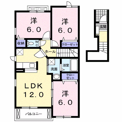 フォレストガーデン 202【管理NO：1-016648101-02020】 ★家具家電は申し込み後に搬入します★の外観画像