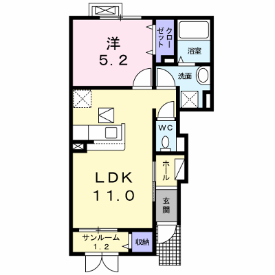 プレッソ 102【管理NO：1-024921801-01020】 ★家具家電は申し込み後に搬入します★の外観画像