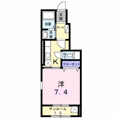エストレーラ 102【管理NO：1-022085201-01020】 ★家具家電は申し込み後に搬入します★ ★2026年09月上旬入居可能★の外観画像