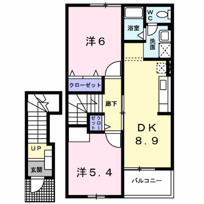 サンパレス 202【管理NO：1-011337201-02020】 ★家具家電は申し込み後に搬入します★ ★2026年09月下旬入居可能★の外観画像