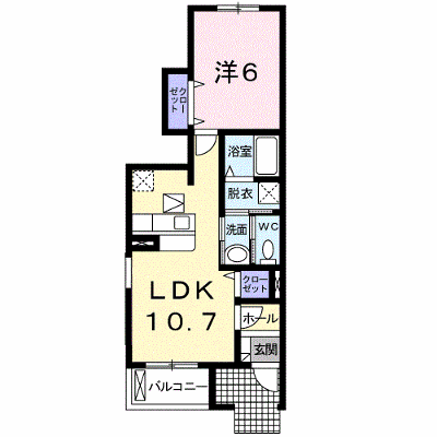 グランブルーＢ 101【管理NO：1-014093402-01010】 ★家具家電は申し込み後に搬入します★の外観画像