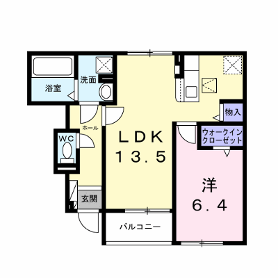 プラシード　Ｎ 102【管理NO：1-028548601-01020】 ★家具家電は申し込み後に搬入します★ ★2026年10月上旬入居可能★の外観画像