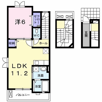 グランデ・Ⅰ 302【管理NO：1-019328401-03020】 ★家具家電は申し込み後に搬入します★ ★2026年09月上旬入居可能★の外観画像
