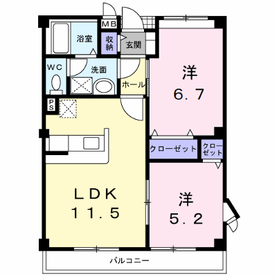 サン・カントリー 201【管理NO：1-012847101-02010】 ★家具家電は申し込み後に搬入します★ ★2026年10月中旬入居可能★の外観画像