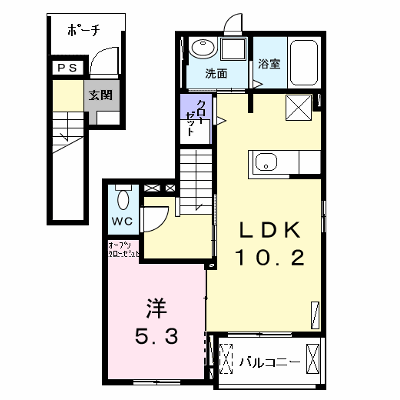 ブリーズ 201【管理NO：1-020866101-02010】 ★家具家電は申し込み後に搬入します★ ★2026年10月中旬入居可能★の外観画像