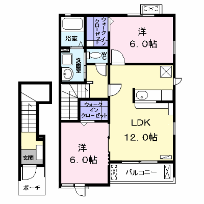 エスペランサ　Ⅱ 202【管理NO：1-023391702-02020】 ★家具家電は申し込み後に搬入します★ ★2026年09月上旬入居可能★の外観画像
