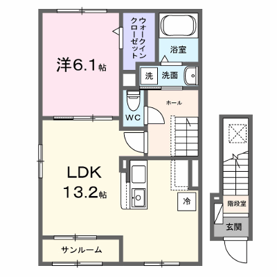 ヒカルサ江南宮後 201【管理NO：1-028665301-02010】 ★家具家電は申し込み後に搬入します★ ★2026年10月上旬入居可能★の外観画像