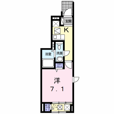クリーン・カーサ東島 101【管理NO：1-019234701-01010】 ★家具家電は申し込み後に搬入します★ ★2026年09月下旬入居可能★の外観画像