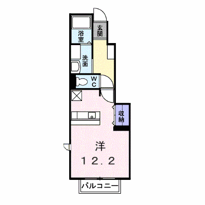 エマーブルＫ 102【管理NO：1-011595801-01020】 ★家具家電は申し込み後に搬入します★ ★2026年09月中旬入居可能★の外観画像