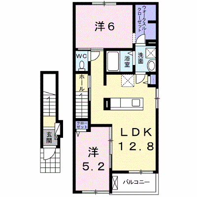 レガーレ 203【管理NO：1-025976201-02030】 ★家具家電は申し込み後に搬入します★の外観画像