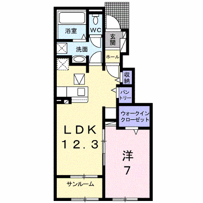 ミル　ハピネス　Ａ 103【管理NO：1-025590901-01030】 ★家具家電は申し込み後に搬入します★ ★2026年09月下旬入居可能★の外観画像