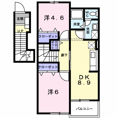 ハピネスホームⅡ 202【管理NO：1-011497502-02020】 ★家具家電は申し込み後に搬入します★ ★2026年09月中旬入居可能★の外観画像