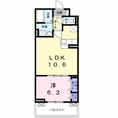 プレッソ・ロートⅣ 204【管理NO：1-026484501-02040】 ★家具家電は申し込み後に搬入します★ ★2026年09月上旬入居可能★の外観画像