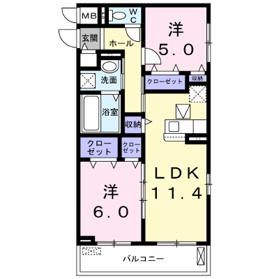 ルボアール箕面　Ｂ棟 102【管理NO：1-026174901-01020】 ★家具家電は申し込み後に搬入します★ ★2026年09月上旬入居可能★の外観画像