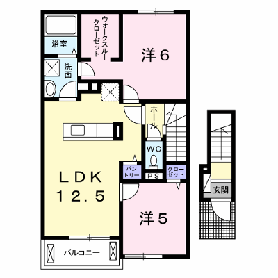 アルコバレーノⅦ　ノース 202【管理NO：1-023353602-02020】 ★家具家電は申し込み後に搬入します★ ★2026年09月下旬入居可能★の外観画像