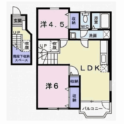 クールブラーシェＢ 201【管理NO：1-010750302-02010】 ★家具家電は申し込み後に搬入します★ ★2026年09月中旬入居可能★の外観画像