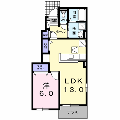 グラン　シエル　星田 101【管理NO：1-021623001-01010】 ★家具家電は申し込み後に搬入します★ ★2026年09月中旬入居可能★の外観画像