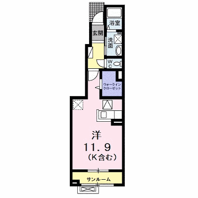 ハピネス　北島Ｅ 102【管理NO：1-021430801-01020】 ★家具家電は申し込み後に搬入します★ ★2026年10月中旬入居可能★の外観画像