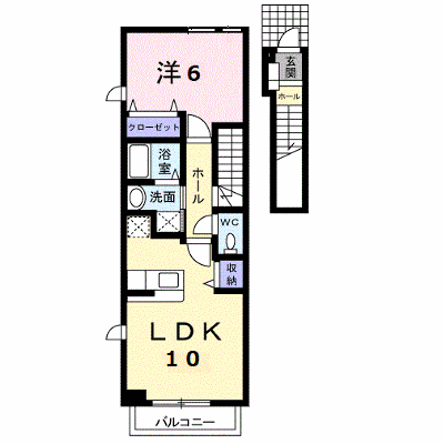 マーベラスＫ２ 206【管理NO：1-013360301-02060】 ★家具家電は申し込み後に搬入します★ ★2026年09月下旬入居可能★の外観画像