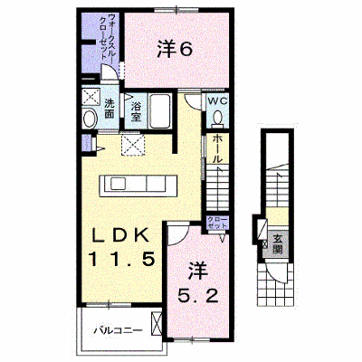 メゾン・サンリット 203【管理NO：1-023605301-02030】 ★家具家電は申し込み後に搬入します★ ★2026年10月中旬入居可能★の外観画像