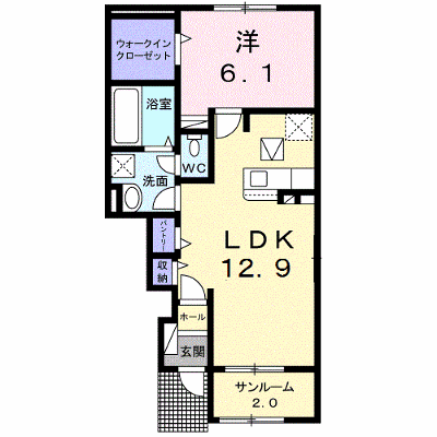 コンフォール　Ａ 102【管理NO：1-024430101-01020】 ★家具家電は申し込み後に搬入します★ ★2026年09月中旬入居可能★の外観画像