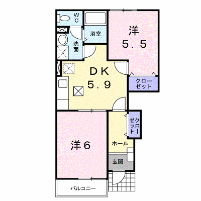 ＨＡＹＡＴＥ 102【管理NO：1-012158401-01020】 ★家具家電は申し込み後に搬入します★ ★2026年09月中旬入居可能★の外観画像