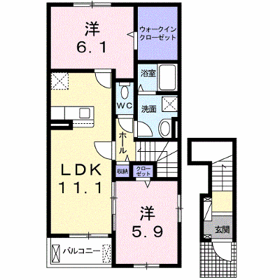 レジレンスパークⅤ 202【管理NO：1-025689201-02020】 ★家具家電は申し込み後に搬入します★ ★2026年10月上旬入居可能★の外観画像