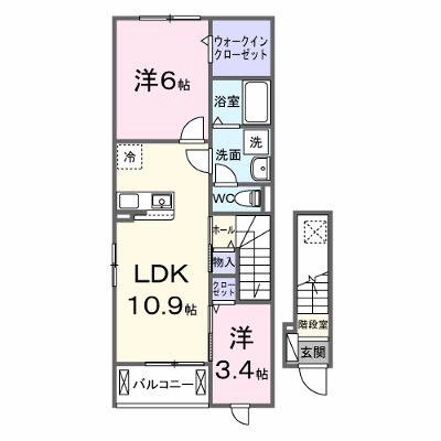 上平良アパート 202【管理NO：1-028644601-02020】 ★家具家電は申し込み後に搬入します★ ★2026年12月下旬入居可能★の外観画像