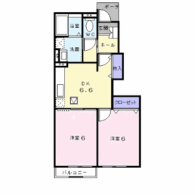 カルムメゾン 103【管理NO：1-012899601-01030】 ★家具家電は申し込み後に搬入します★ ★2026年09月中旬入居可能★の外観画像