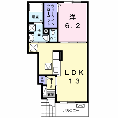 エスポアール・メゾン　Ｂ 103【管理NO：1-023496102-01030】 ★家具家電は申し込み後に搬入します★の外観画像