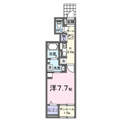 アトレ 102【管理NO：1-028867501-01020】 ★家具家電は申し込み後に搬入します★ ★2027年01月下旬入居可能★の外観画像