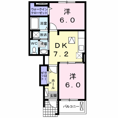 フェアリー　Ⅰ 102【管理NO：1-018506601-01020】 ★家具家電は申し込み後に搬入します★の外観画像