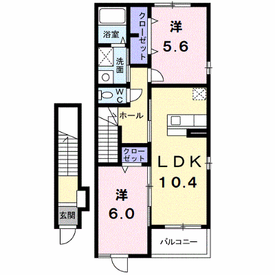 シャングリラ 202【管理NO：1-016036601-02020】 ★家具家電は申し込み後に搬入します★ ★2026年09月下旬入居可能★の外観画像