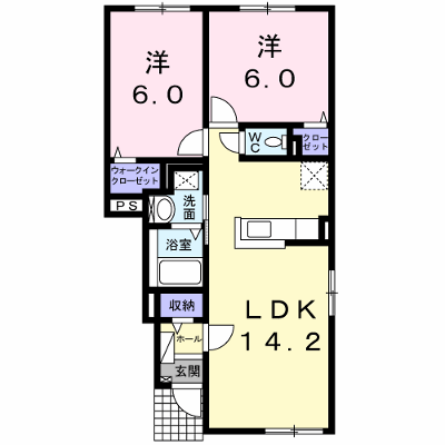 プラチナ　バレー 103【管理NO：1-024349901-01030】 ★家具家電は申し込み後に搬入します★ ★2026年10月中旬入居可能★の外観画像