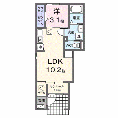 サンフラワー太田駅サイドＤ 101【管理NO：1-027600904-01010】 ★家具家電は申し込み後に搬入します★ ★2026年10月中旬入居可能★の外観画像