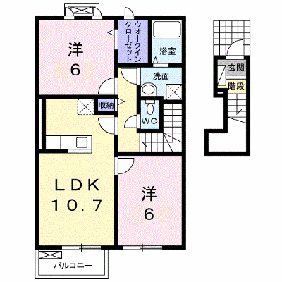 クローバー　ポンドＥ 202【管理NO：1-016811101-02020】 ★家具家電は申し込み後に搬入します★の外観画像