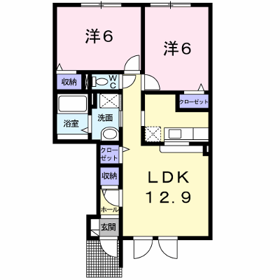 カーサ・ヴェルデ 102【管理NO：1-017424401-01020】 ★家具家電は申し込み後に搬入します★ ★2026年09月下旬入居可能★の外観画像
