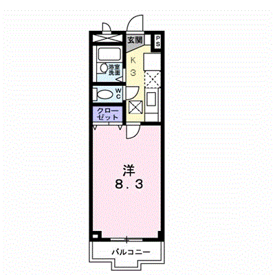 ウイスタプラス 103【管理NO：1-012831601-01030】 ★家具家電は申し込み後に搬入します★の外観画像