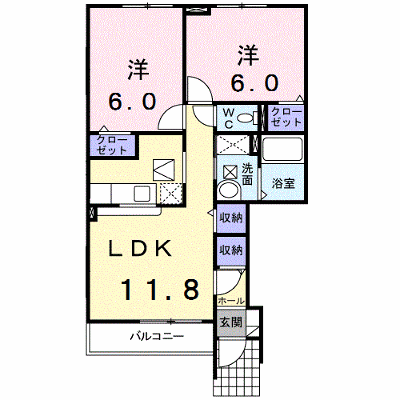 プルミエール２ 103【管理NO：1-014668602-01030】 ★家具家電は申し込み後に搬入します★ ★2026年10月上旬入居可能★の外観画像