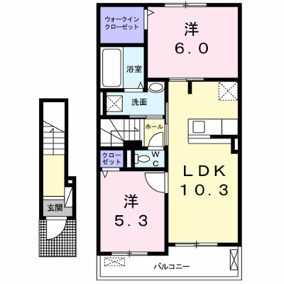 ホープ・ヴィレッジ 203【管理NO：1-026367702-02030】 ★家具家電は申し込み後に搬入します★ ★2026年10月中旬入居可能★の外観画像