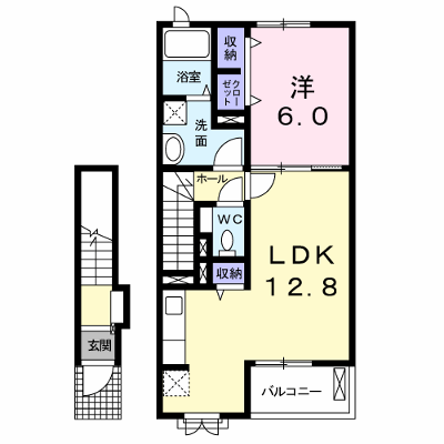 ドラゴン　フラワー 202【管理NO：1-018909401-02020】 ★家具家電は申し込み後に搬入します★ ★2026年10月上旬入居可能★の外観画像